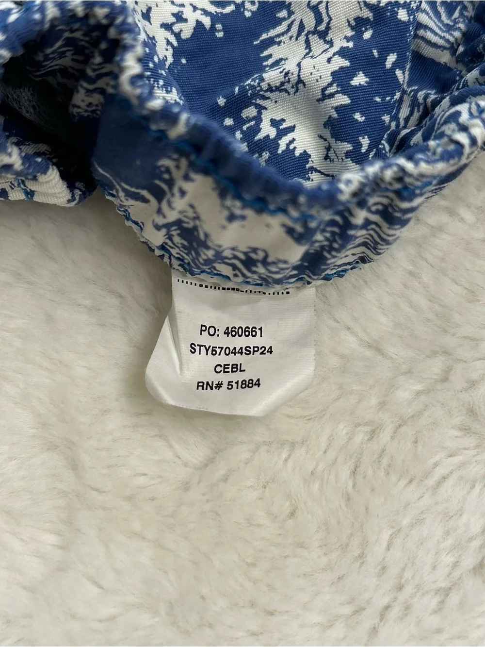 Patagonia Barely Baggies Shorts Crash Endless Blue Wave Print Large 57044
